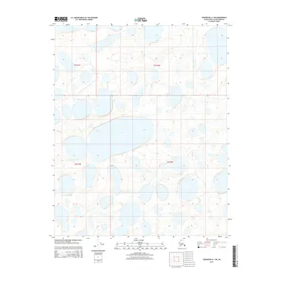 2015 Map of Teshekpuk A-1 SW, 2015 Print