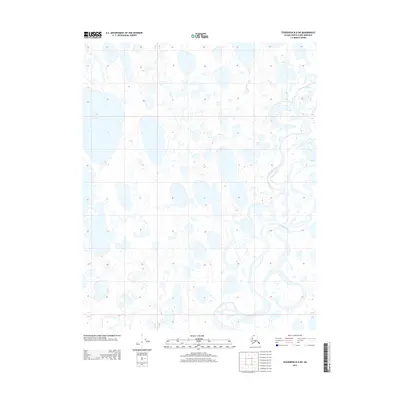 2013 Map of Teshekpuk B-4 SW, 2013 Print