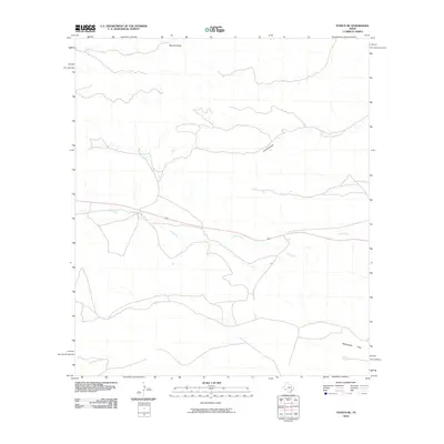 2010 Map of Tesnus NE, 2010 Print