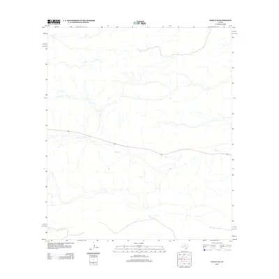 2012 Map of Tesnus NE, 2012 Print