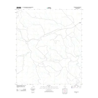 2012 Map of Tesnus SE, 2012 Print