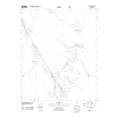 2011 Map of Tesuque, 2011 Print