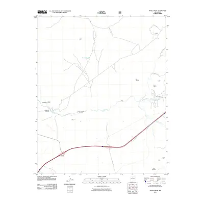 2011 Map of Tetilla Peak, 2011 Print
