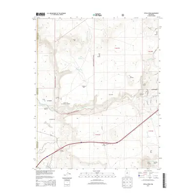2013 Map of Tetilla Peak, 2013 Print