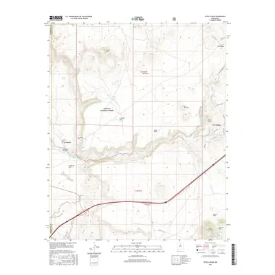 2017 Map of Tetilla Peak, 2017 Print