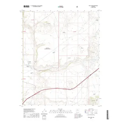 2020 Map of Tetilla Peak, 2020 Print