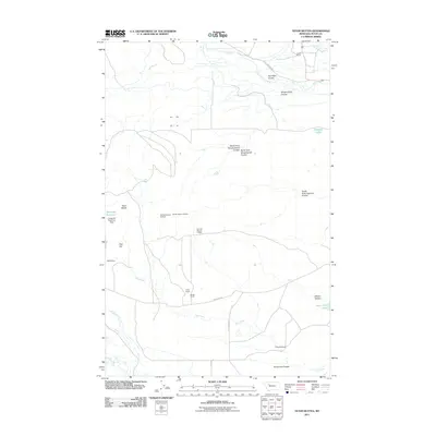 2011 Map of Teton Buttes, 2011 Print