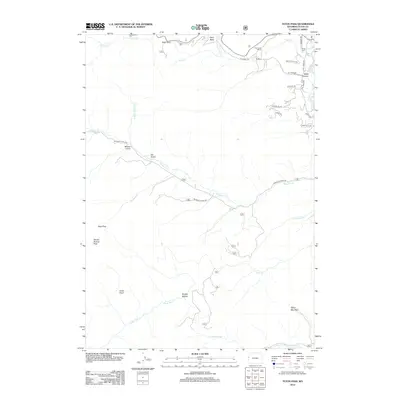 2012 Map of Teton Pass, 2012 Print