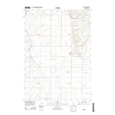 2013 Map of Tetonia, 2013 Print