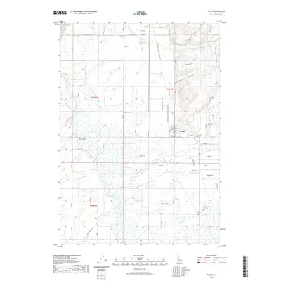 2020 Map of Tetonia, 2020 Print