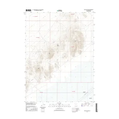 2017 Map of Tetzlaff Peak, 2017 Print