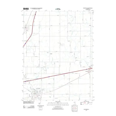 2012 Map of Teutopolis, 2012 Print