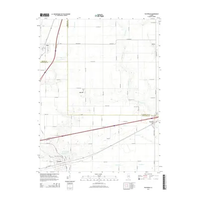 2015 Map of Teutopolis, 2015 Print