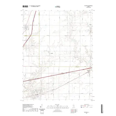 2021 Map of Teutopolis, 2021 Print