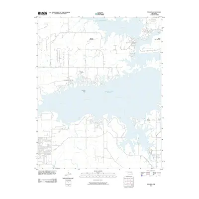 2010 Map of Texanna, 2010 Print