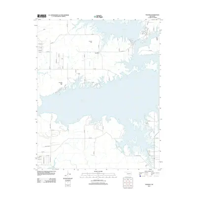 2012 Map of Texanna, 2012 Print