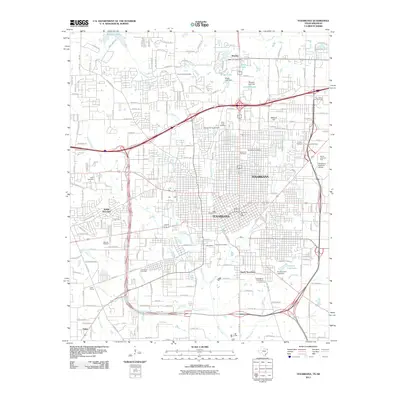 2011 Map of Texarkana, 2011 Print