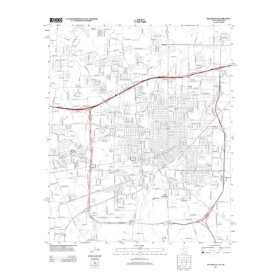 2013 Map of Texarkana, 2013 Print