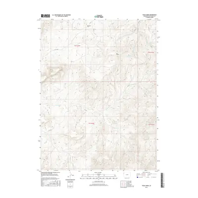 2016 Map of Texas Creek, 2016 Print