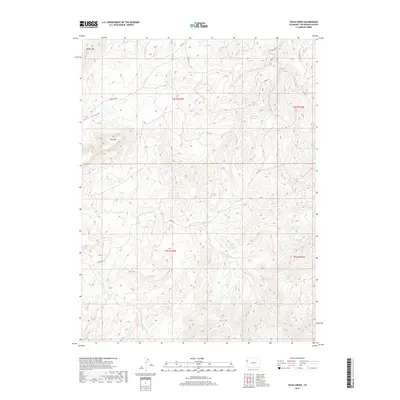 2019 Map of Texas Creek, 2019 Print
