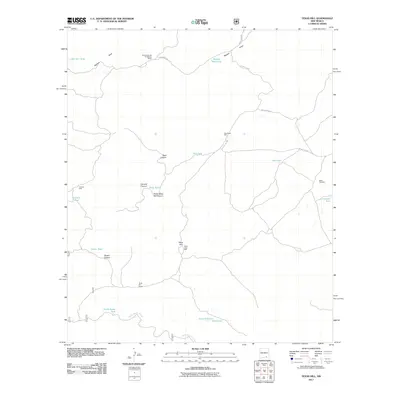 2011 Map of Texas Hill, 2011 Print