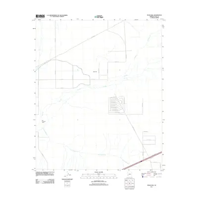 2011 Map of Texas Hill, 2011 Print