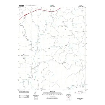 2010 Map of Texas Hollow, 2010 Print