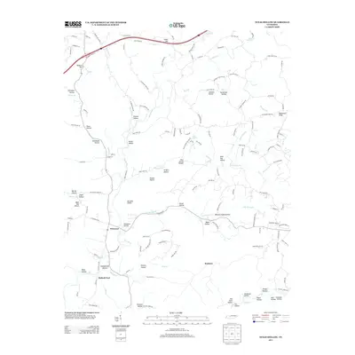 2013 Map of Texas Hollow, 2013 Print