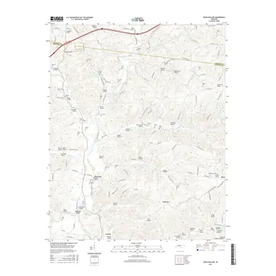 2016 Map of Texas Hollow, 2016 Print
