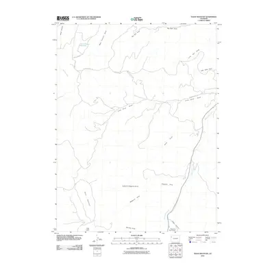 2010 Map of Texas Mountain, 2010 Print