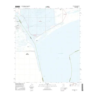 2016 Map of Texas Point, 2016 Print
