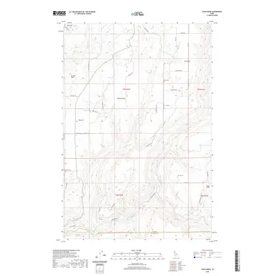 2020 Map of Texas Ridge, 2020 Print