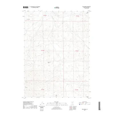 2018 Map of Texas Spring, 2018 Print