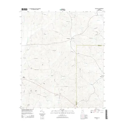 2014 Map of Texasville, 2014 Print