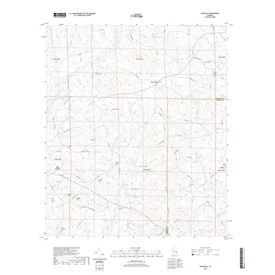 2018 Map of Texasville, 2018 Print