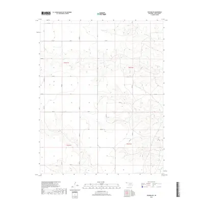 2018 Map of Texhoma NE, 2018 Print