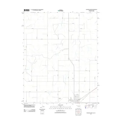 2012 Map of Texhoma North, 2012 Print