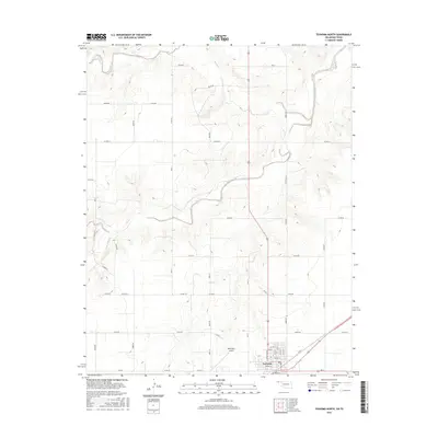 2016 Map of Texhoma North, 2016 Print