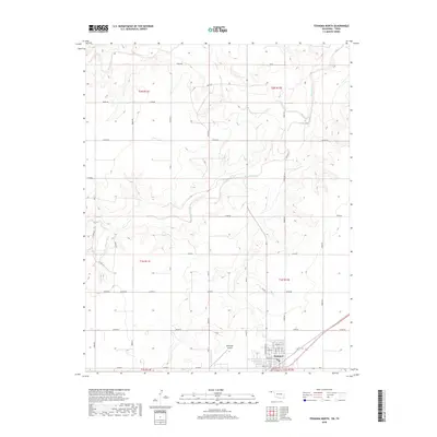 2018 Map of Texhoma North, 2018 Print