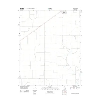 2012 Map of Texhoma South, 2012 Print