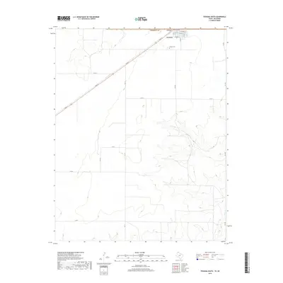 2019 Map of Texhoma South, 2019 Print