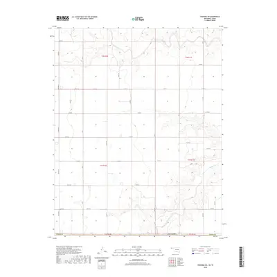 2018 Map of Texhoma SW, 2018 Print