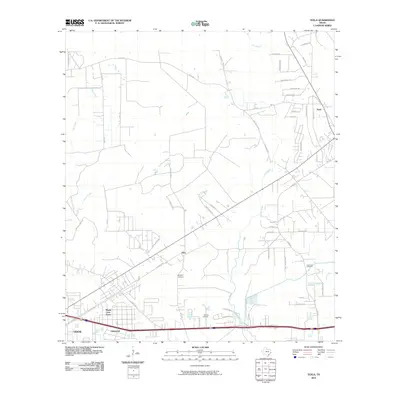 2010 Map of Texla, 2010 Print