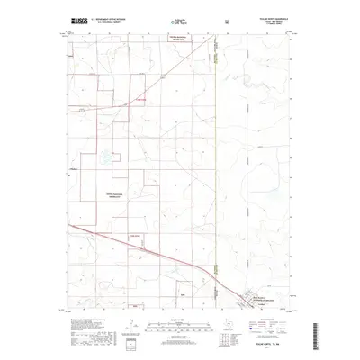 2019 Map of Texline North, 2019 Print