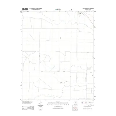 2012 Map of Texline South, 2012 Print