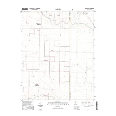2016 Map of Texline South, 2016 Print