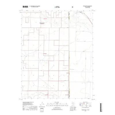 2019 Map of Texline South, 2019 Print
