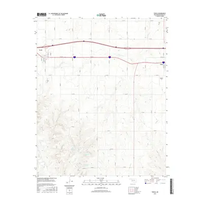 2016 Map of Texola, 2016 Print