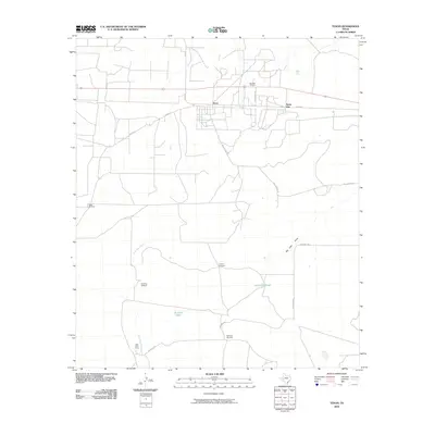 2010 Map of Texon, 2010 Print