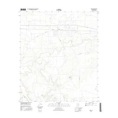 2016 Map of Texon, 2016 Print
